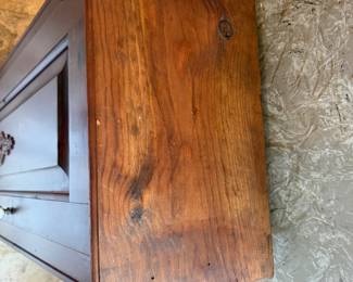 #38 - $100 - Hanging or not small cabinet wood 18x11x34
