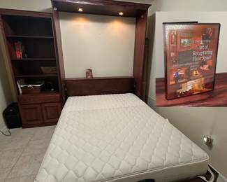 Wall bed with assembly guide