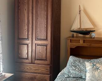 Part of wall bed set, Side dresser