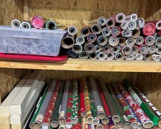 Vintage Christmas and gift wrap