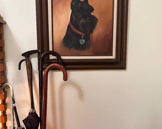 ORIGINAL ART, SCHNAUZER NAMED MAXIMILLIAN