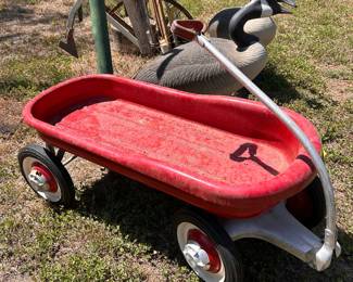 VINTAGE RED WAGON