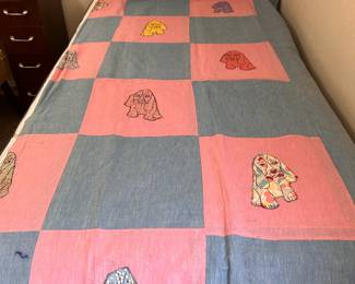 PUPPY QUILT TOPPER
