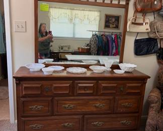 DRESSER WITH MIRROR