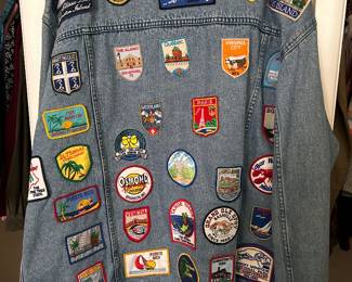 SPECIAL!! LIFETIME TRAVEL PATCHES ON JACKET