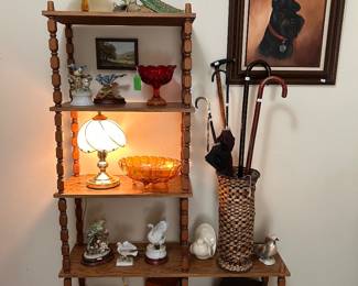 GREAT VINTAGE KNICK-KNACK SHELVES