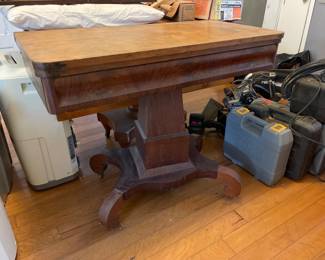 American Empire swivel console top table