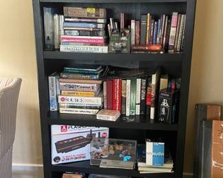 Books galore, CD’s etc