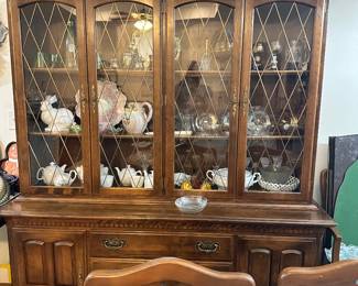 lighted china cabinet