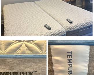 Tempurpedic electric adjustable split king