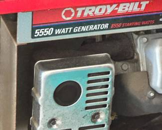 TROY-BILT 5550 WATT GENERATOR S550 STARTING WATTS