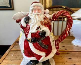 $35.00~ Fitz & Floyd Santa Pitcher