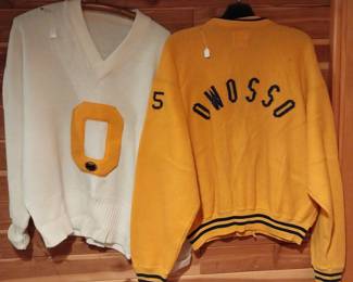 Owosso, varstiy sweaters 1960's, OHS