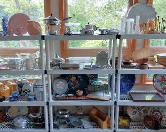 canister sets, decor, glassware, pottery, trays