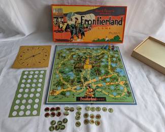 Vintage Parker Bros Disney Frontierland Game 
