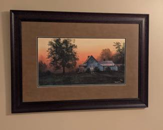 Robert A. Tino 'Fireflies' Signed Framed Print