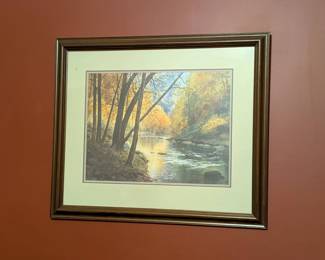 Jim Gray 'The Angler' Signed Framed Print