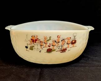 B.C. Comic Johnny Hart Fire King Mixing Bowl 