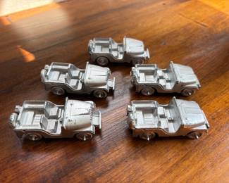 Vintage Toy Army Jeeps - made in Rockford IL