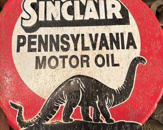 Vintage Sinclair Motor Oil Sign