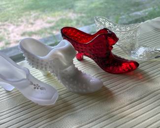 Vintage Fenton Hobnail Shoes