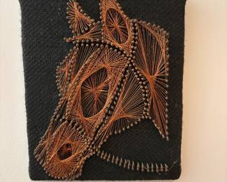 MCM String Art Cooper Horse
