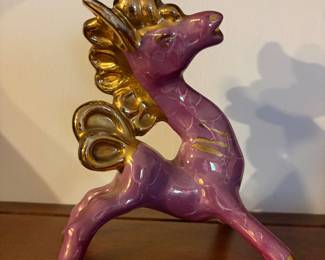 Unique MCM Whimsical Horse Figurine (this is not a unicorn)