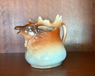 Antique Austrian Moose Head Creamer