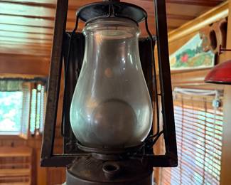 Antique Deitz Buckeye Dash Lantern Bulls Eye Lens