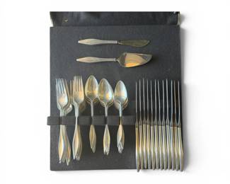 1958 Reed & Barton Diamond Pattern Sterling Silver flatware