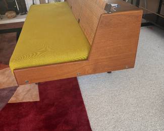 Hans J. Wegner GE 258 Teak and Cane Daybed Sofa for Getama