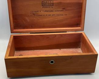 Lane Cedar Chests small 9" smooth wooden box