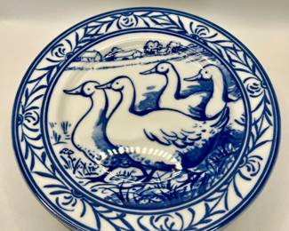 Williams-Sonoma Ducks Plate
