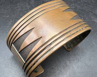 Solid Bronze Bold Patten Jewelry