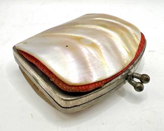 Mother of Pearl 1880s France Coin Purse