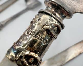 Sterling Silver Mother of Pearl Handle