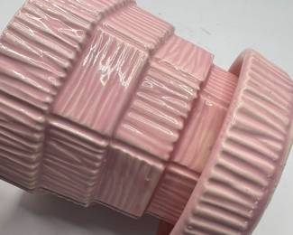 McCoy pink planter vase