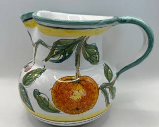 Il Coccio Hand-painted Pitcher