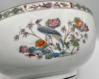Wedgwood Kutani Crane Bone China Large Serving Bowl