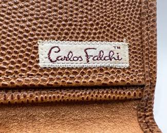 Carlos Falchi Exotic Leathers Wallet