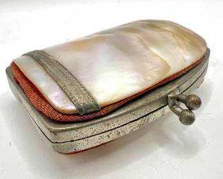 19th Century French Abalone Coinpurse