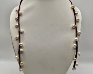 Baroque Pearl Necklace Wrap