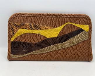 Carlos Falchi Exotic Leathers Wallet