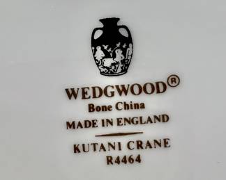 Wedgwood Kutani Crane Bone China large serving bowl