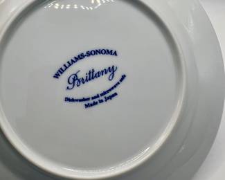 Williams-Sonoma "Brittany" Plate
