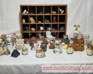 Owlya Look at that A whole Bunch if owls to add to your collection