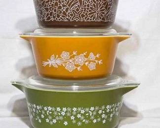 Vintage Pyrex Covered Dishes