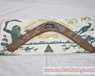 Genuine Australian Throwing Returning Boomerang