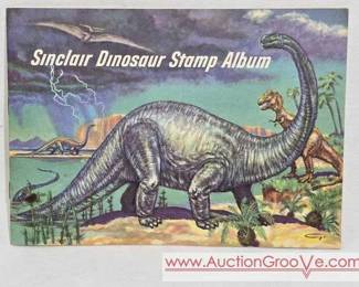 1959 SINCLAIR Dinosaur Stamp Album.