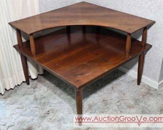 MCM Willett Two Tier Corner Table